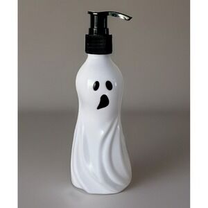 HALLOWEEN GHOST Hand‎ Soap Dispenser W/Coconut Lime Soap Refillable 8.6 oz NEW!